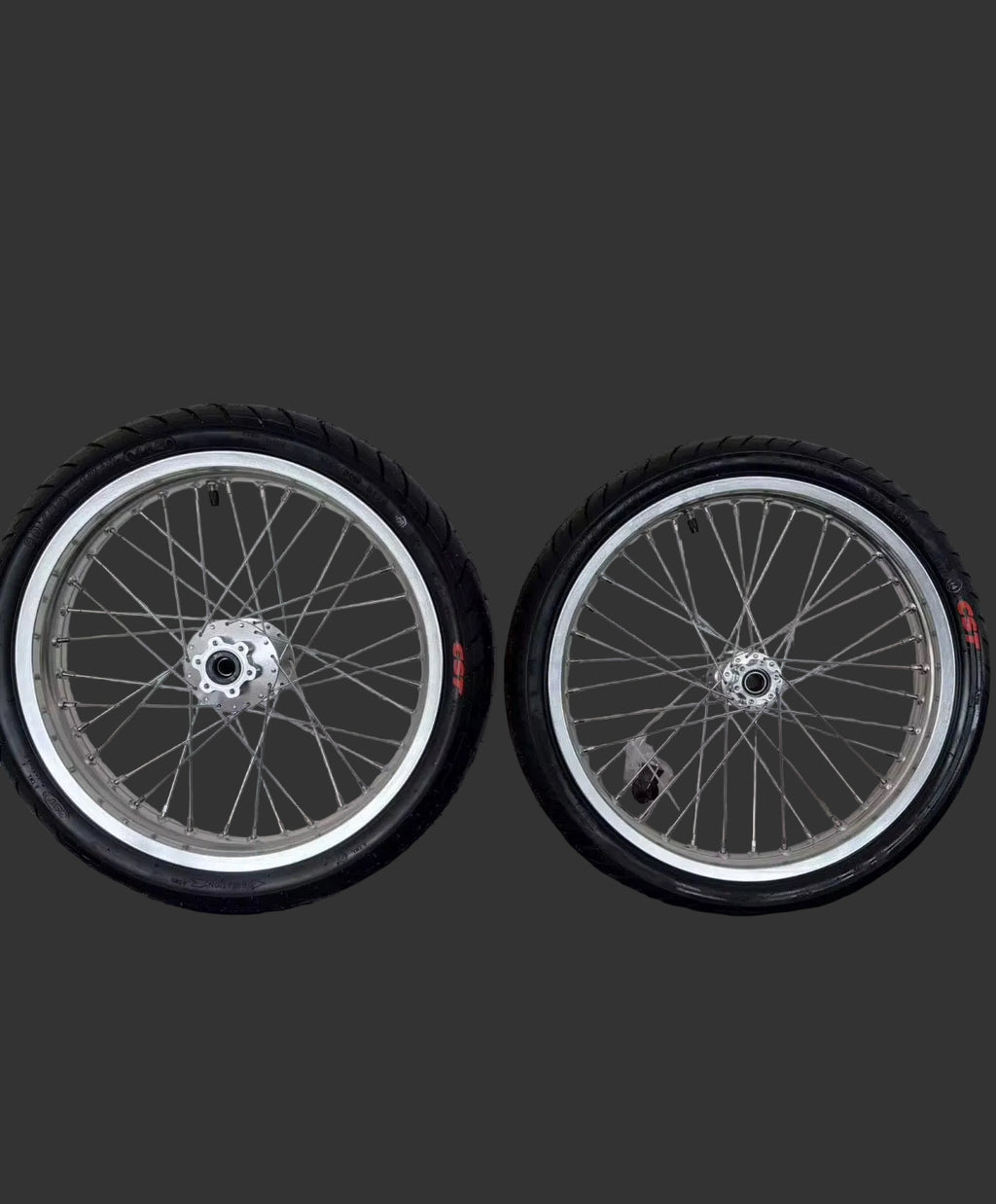 Chrome Supermoto Wheels for surron  Lbx