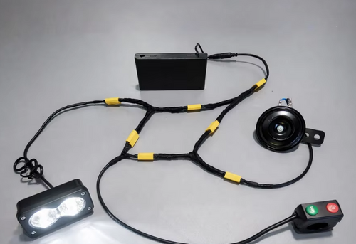 Battery Powered Baja light and horn for ebikes